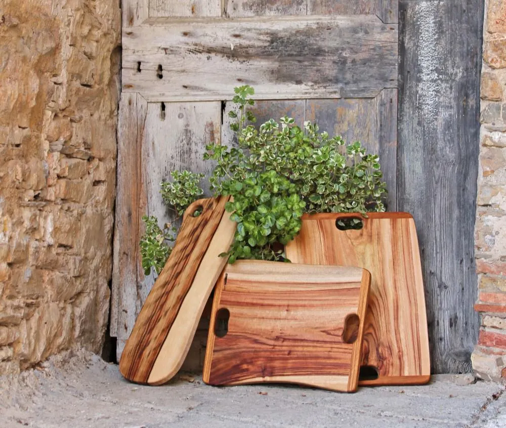 Macani ecoboards Schneidebrett Classic M Holz Schneidebretter Set