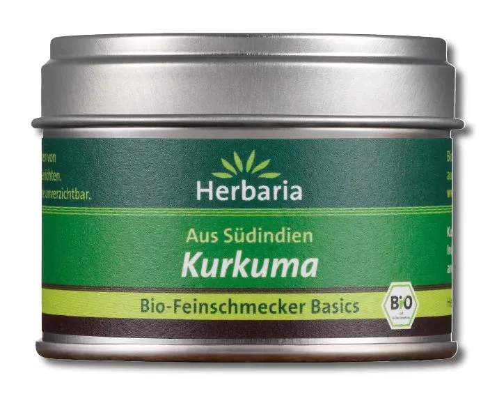 Herbaria Kurkuma aus Südindien Bio-Feinschmecker Basics Dose