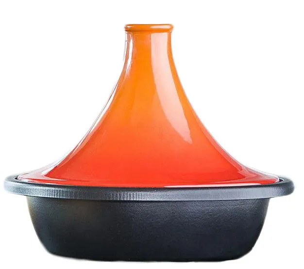 Le Creuset Tagine ofenrot Gusseisen Schmortopf mit Keramikdeckel