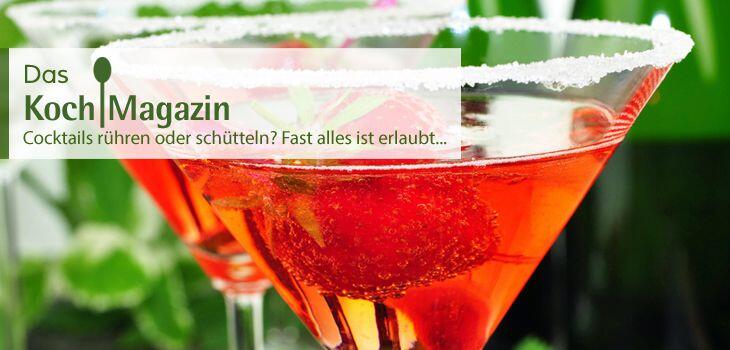 Cocktails rühren oder schütteln? Fast alles ist erlaubt...