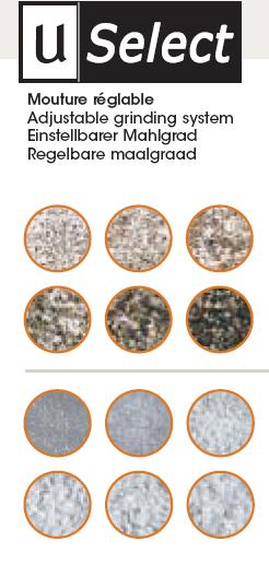 Peugeot Paris Pfeffermühle weiß u’Select justierbarer Mahlgrad