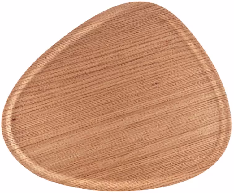 Ary Trays Viventium Tablett Eiche oval Holztablett