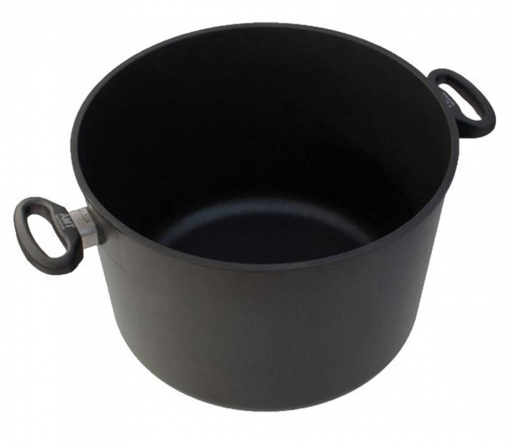 AMT Gastroguss Kochtopf aus Aluguss mit zwei Griffen