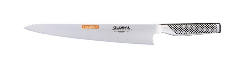 Global G-19 flexibles Filetiermesser 27 cm Edelstahlmesser mit Kullengriff