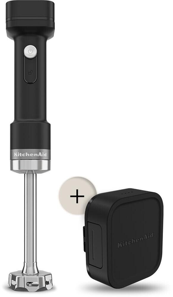 KitchenAid Go kabelloser Stabmixer inkl Akku und Ladegerät schwarz