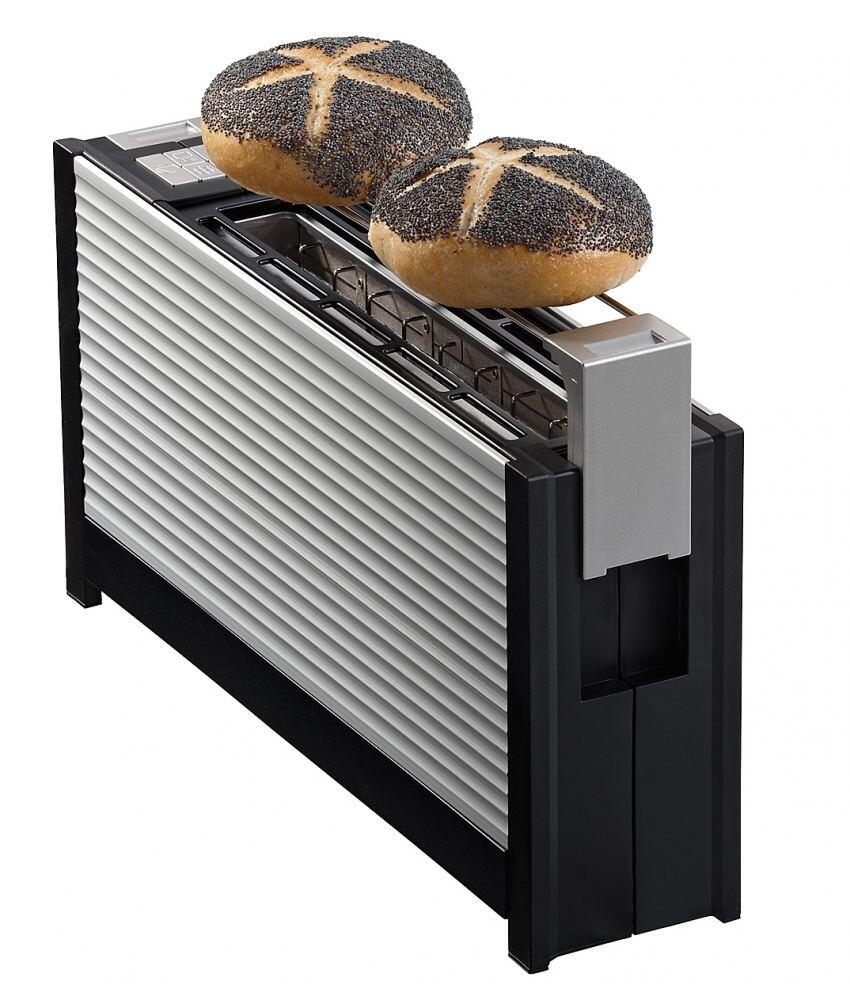 ritterwerk ritter Toaster volcano 3 Aluminium mit Brötchenaufsatz