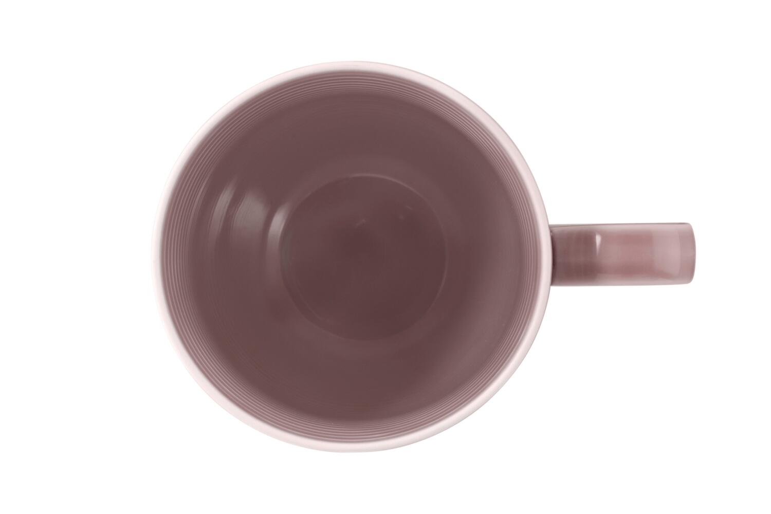 Seltmann Weiden Beat Becher mit Henkel 0,35 l in altrosa