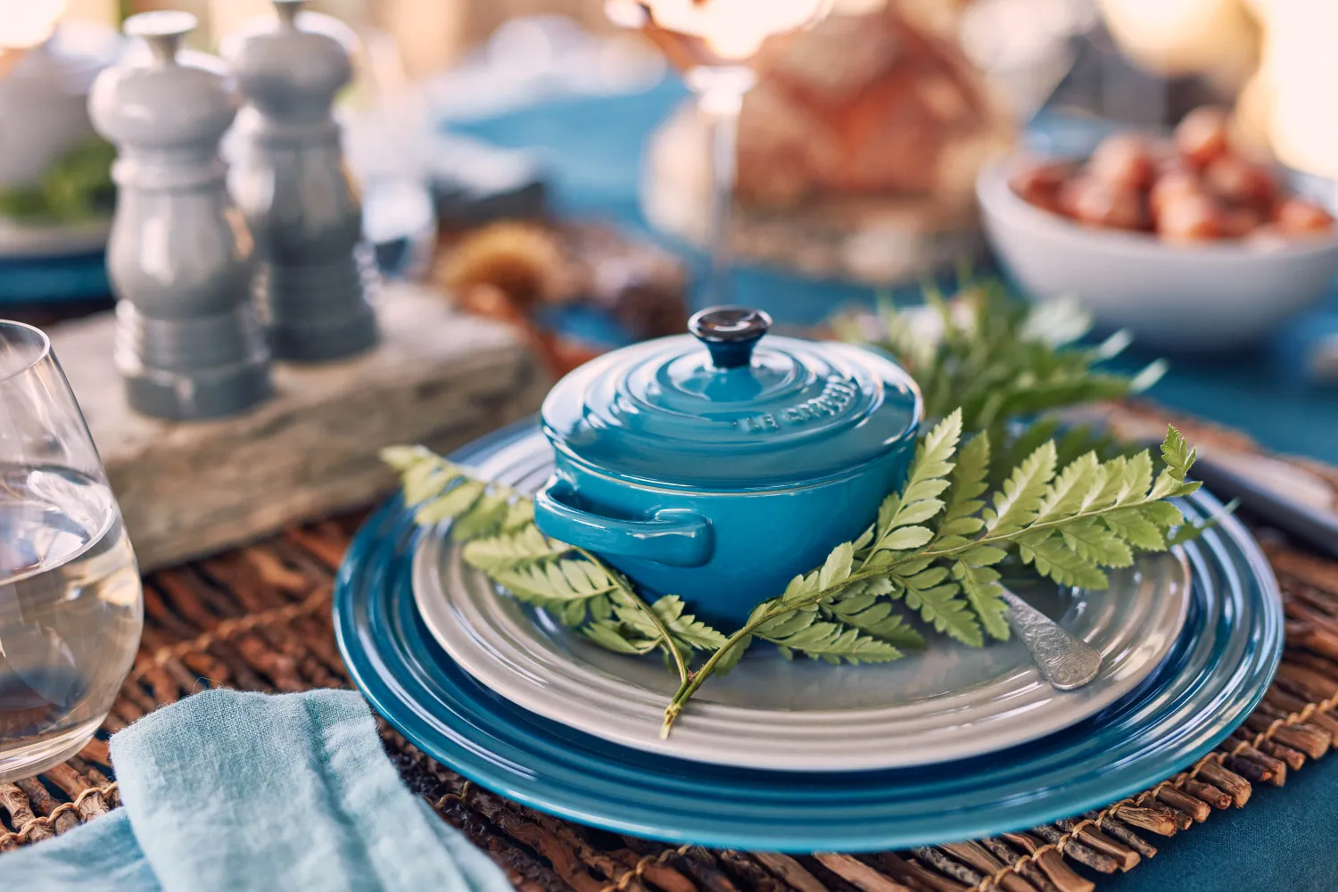 Le Creuset Mini Cocotte in deep teal
