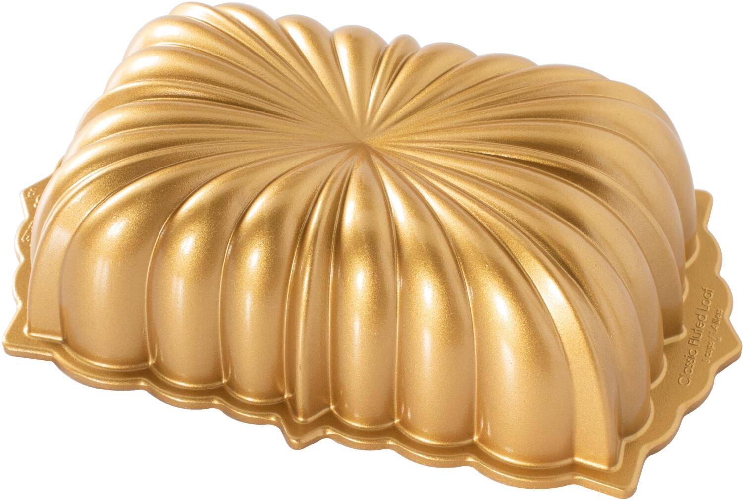 Nordic Ware Backform Classic Fluted goldene Gugelhupfform