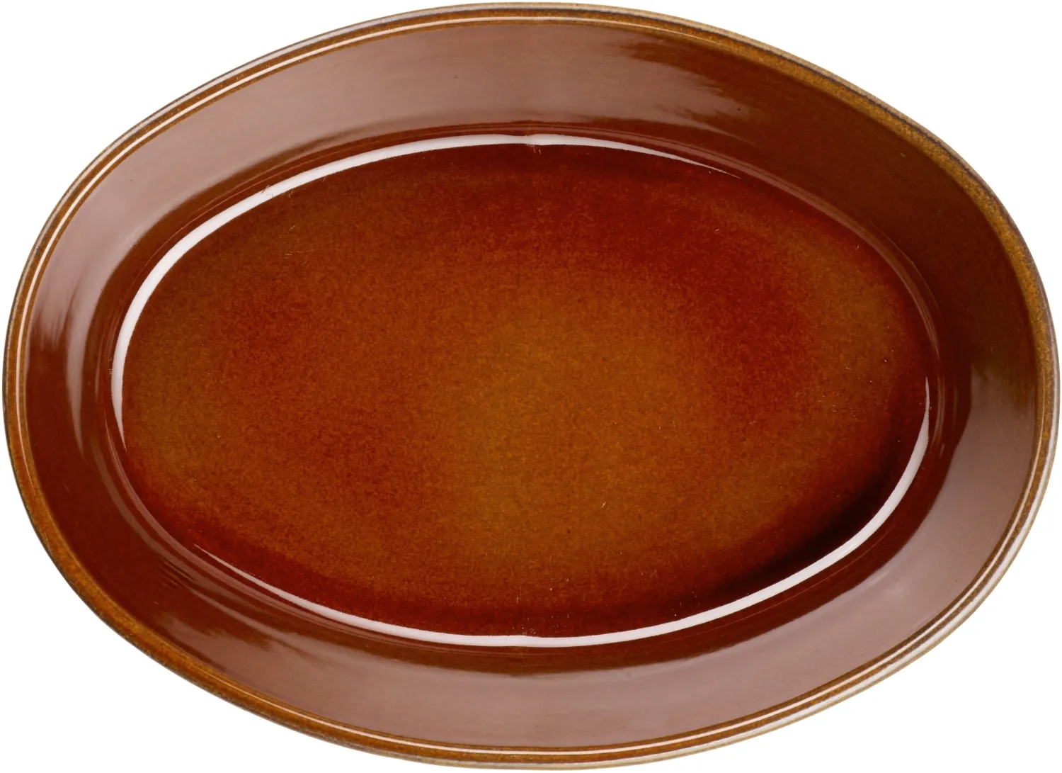 ASA Auflaufform oval kitchen'art in braun