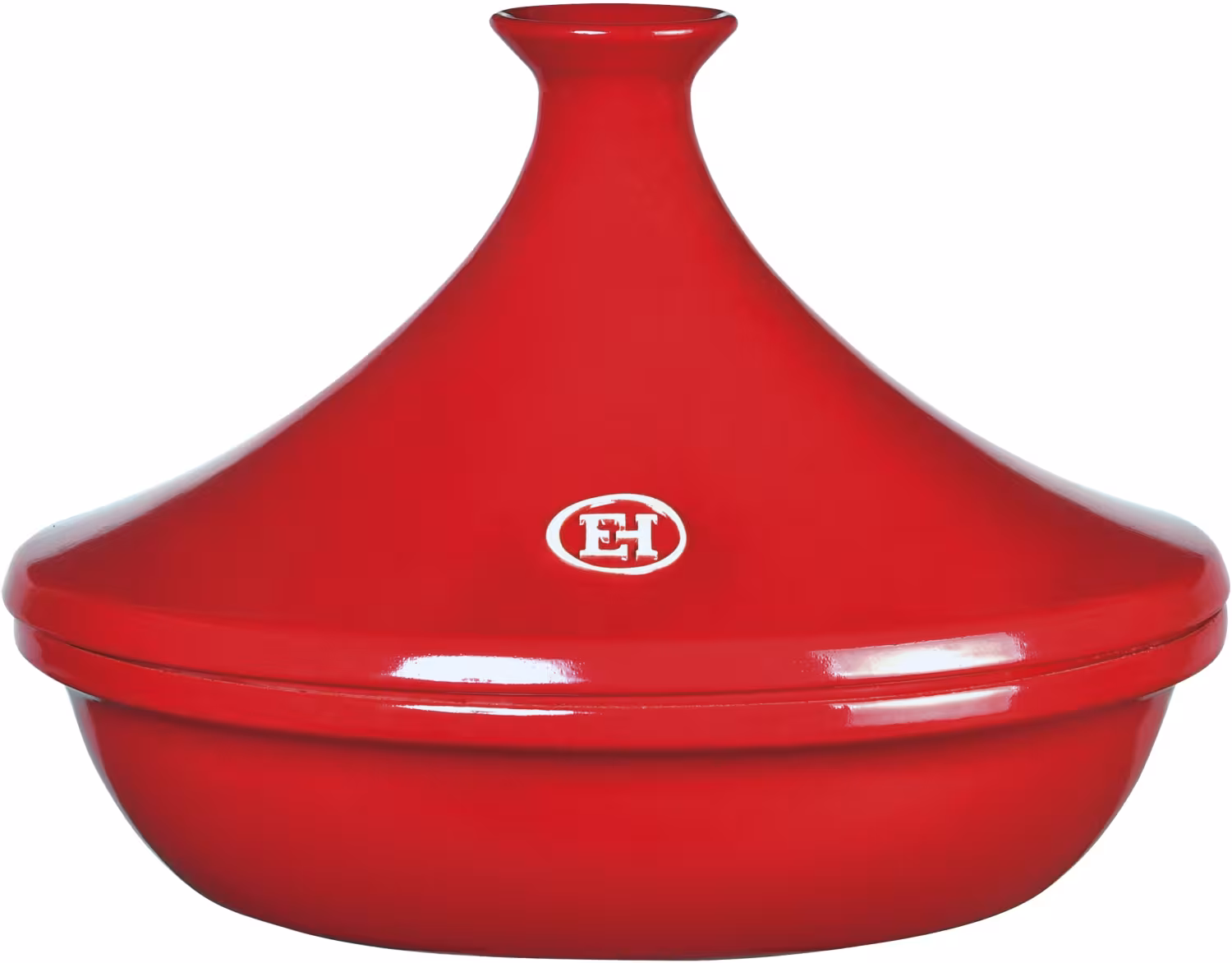 Emile Henry Tajine granatapfelrot Keramik Schmortopf mit Deckel