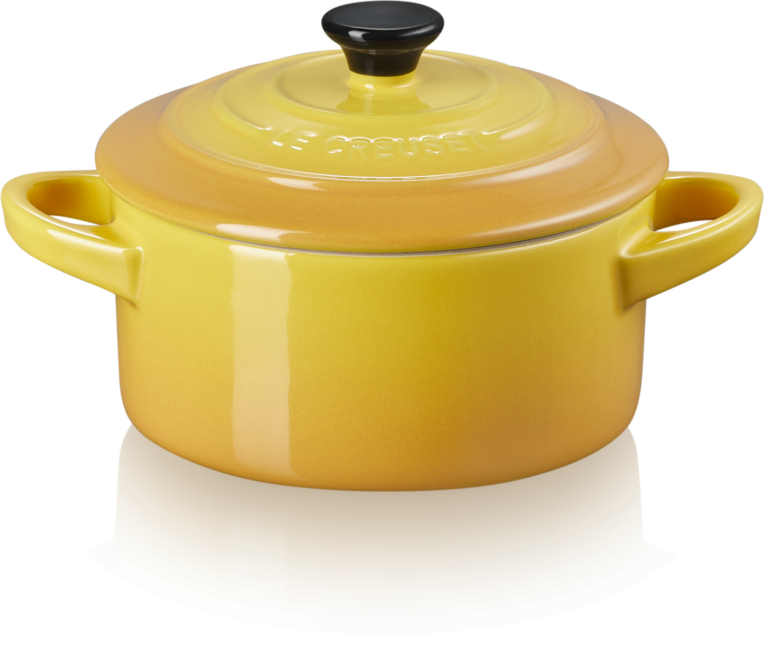 Le Creuset Mini Cocotte nectar gelb mit Deckel