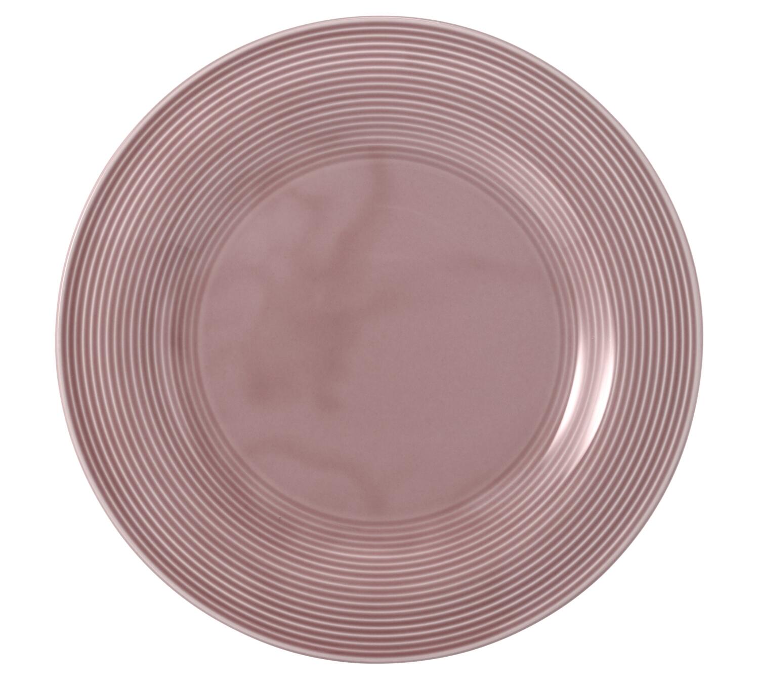 Seltmann Weiden Beat Speiseteller rund 27,5 cm altrosa