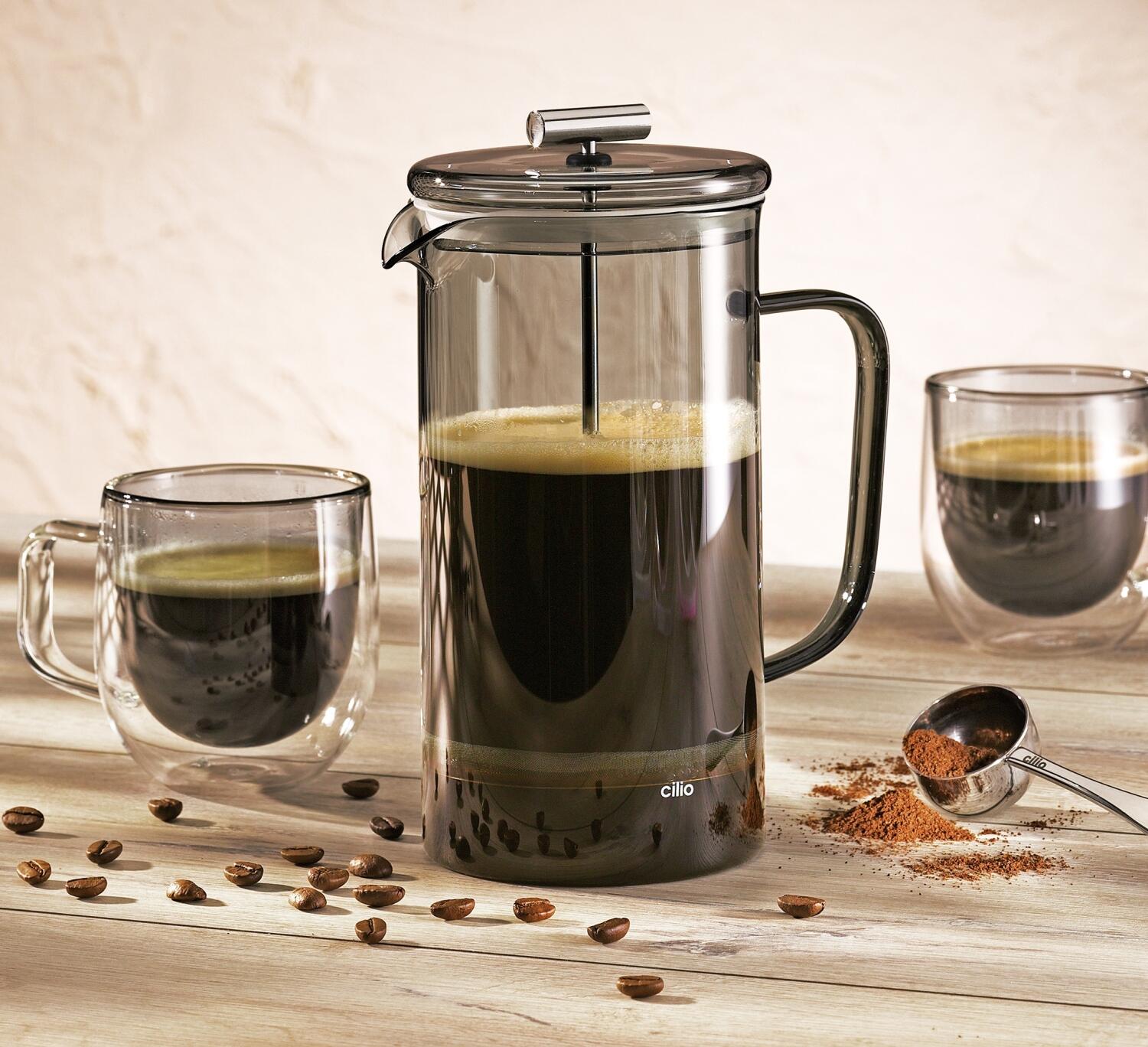 cilio Kaffeebereiter VENETO 8T grau