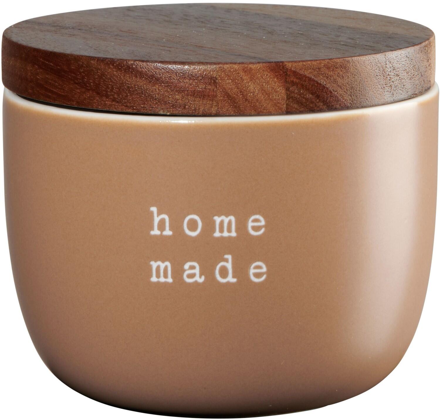 ASA Marmeladendose home made mit Holzdeckel beige