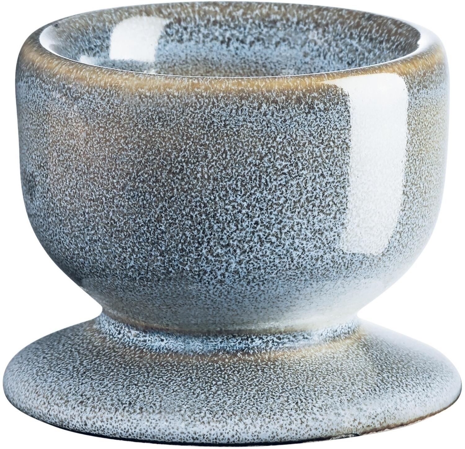 ASA Saisons Eierbecher denim Keramik blau gesprenkelt