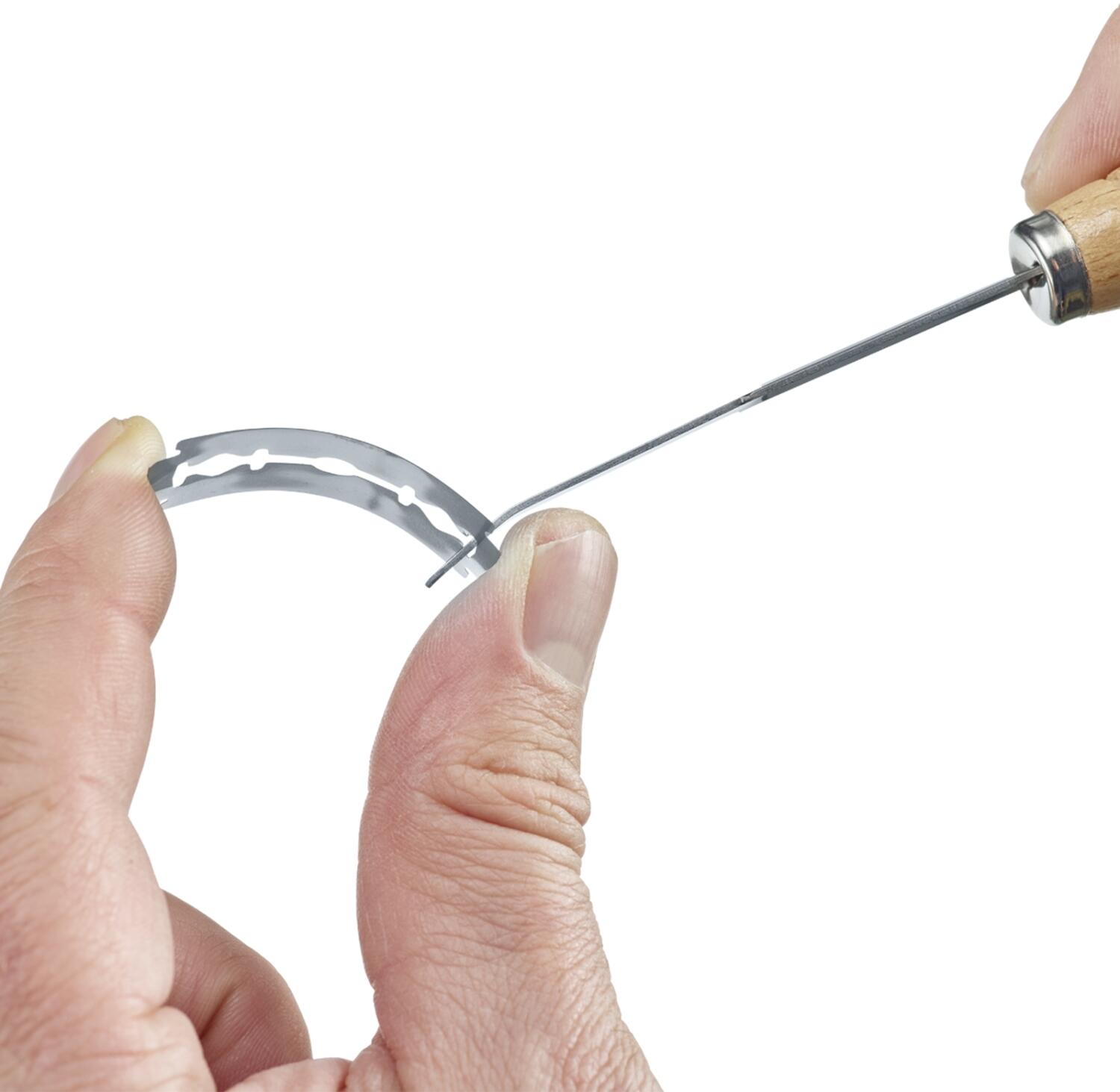 Westmark Bäckerklinge Ersatzklinge mit Halter für Brotteig-Schnitte