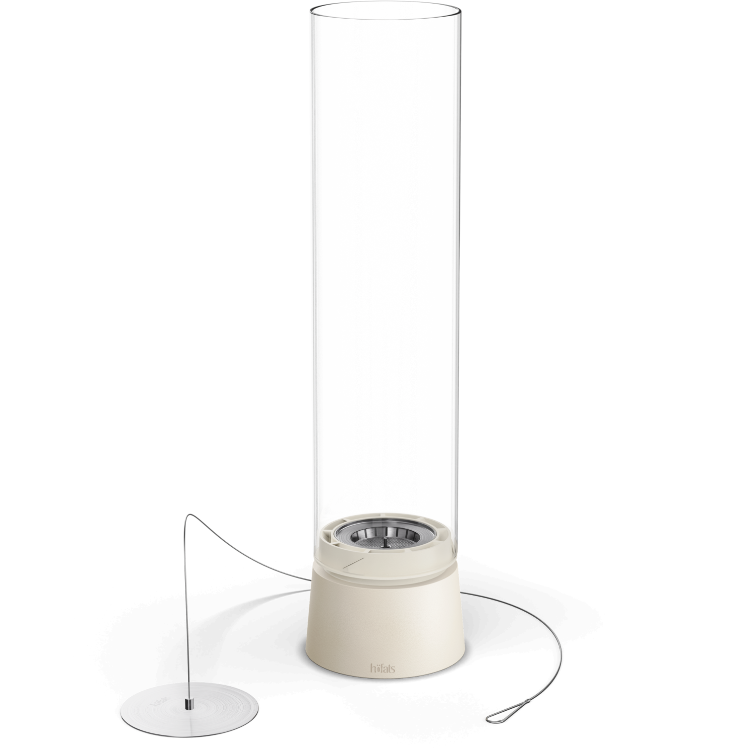 höfats SPIN air 1200 Tischfeuer creme