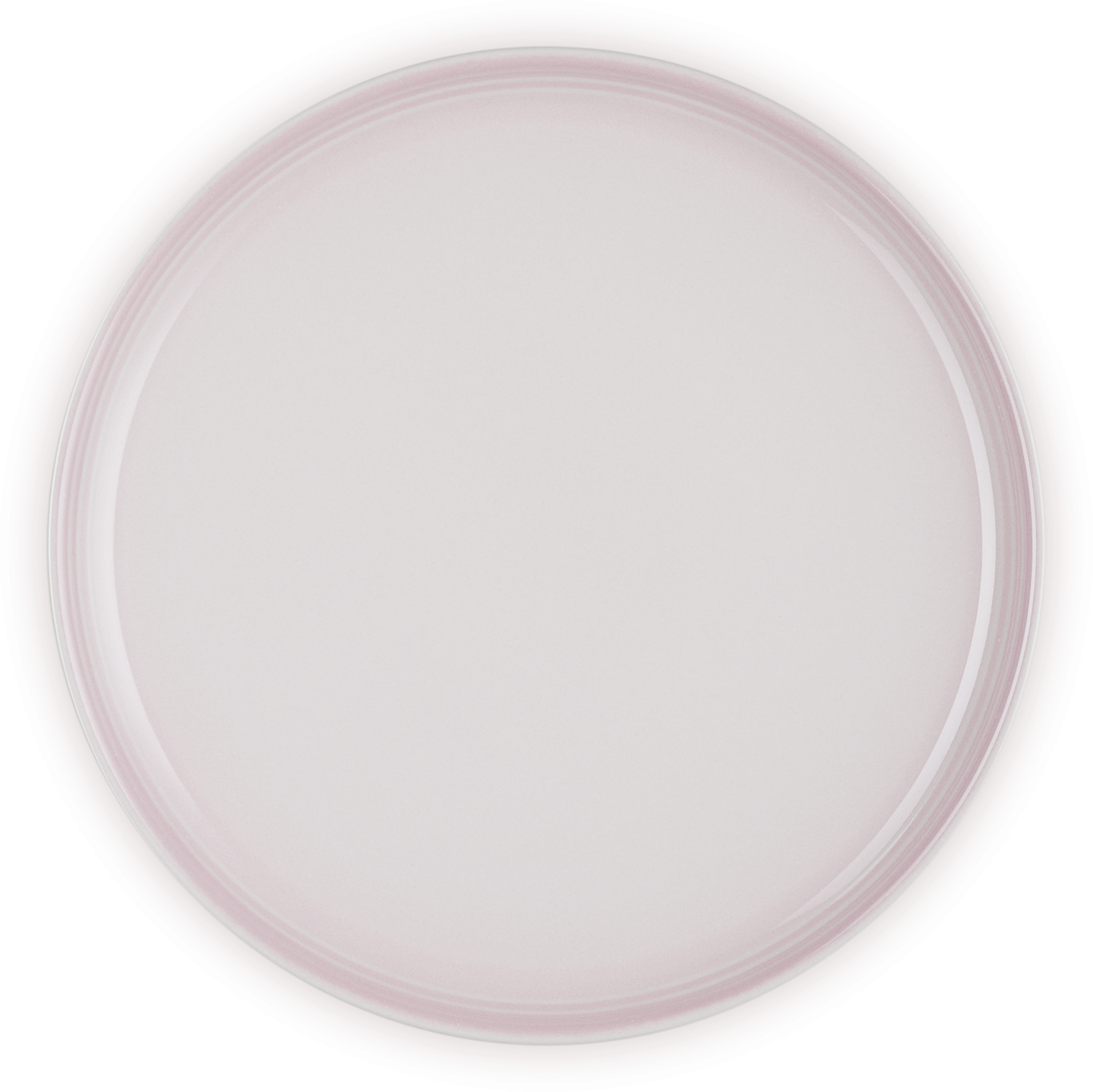 Le Creuset Frühstücksteller Coupe shell pink Keramik Teller rund