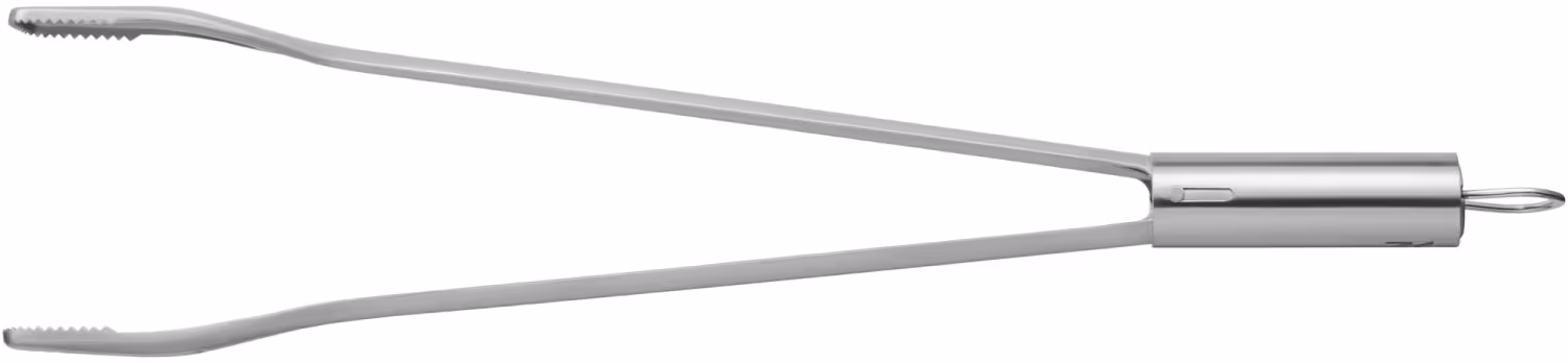 WMF BBQ Grillzange lang 44cm Edelstahl Grillzange mit Öse