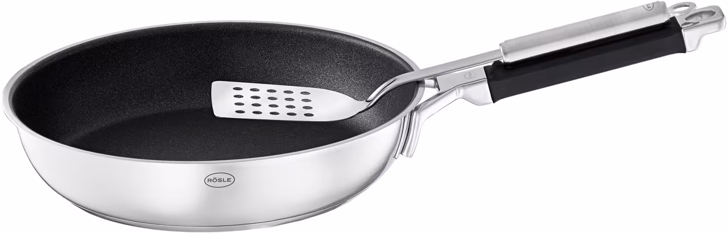 Rösle Bratpfanne Silence PRO Pro Resist mit Pfannenwender