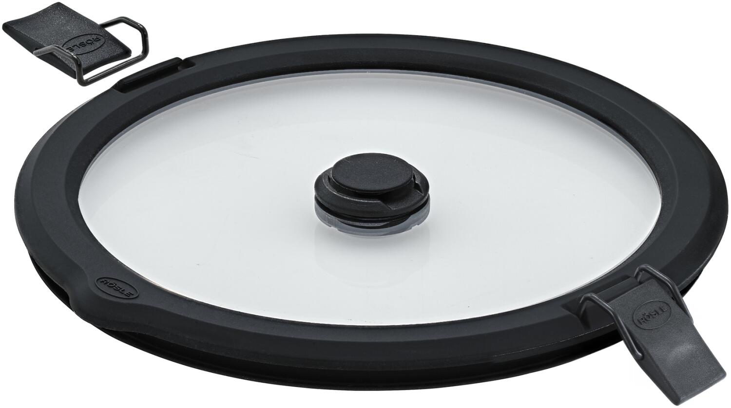Rösle Vakuumdeckel FLEXX 2GO rund Glasdeckel mit Ventil