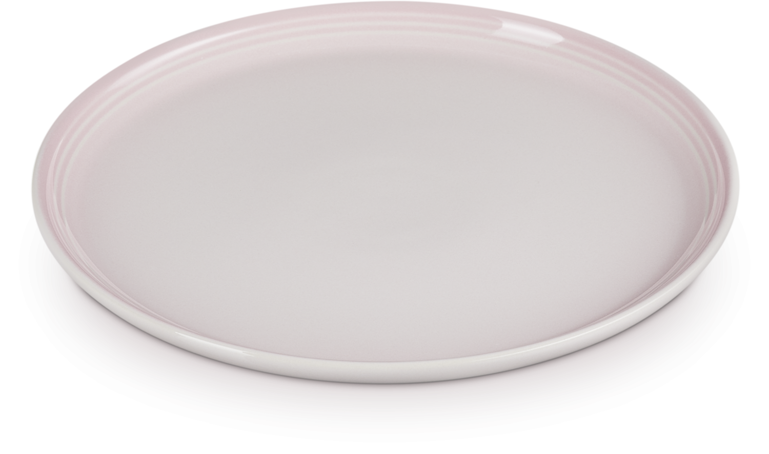 Le Creuset Frühstücksteller Coupe shell pink Keramik Teller rund