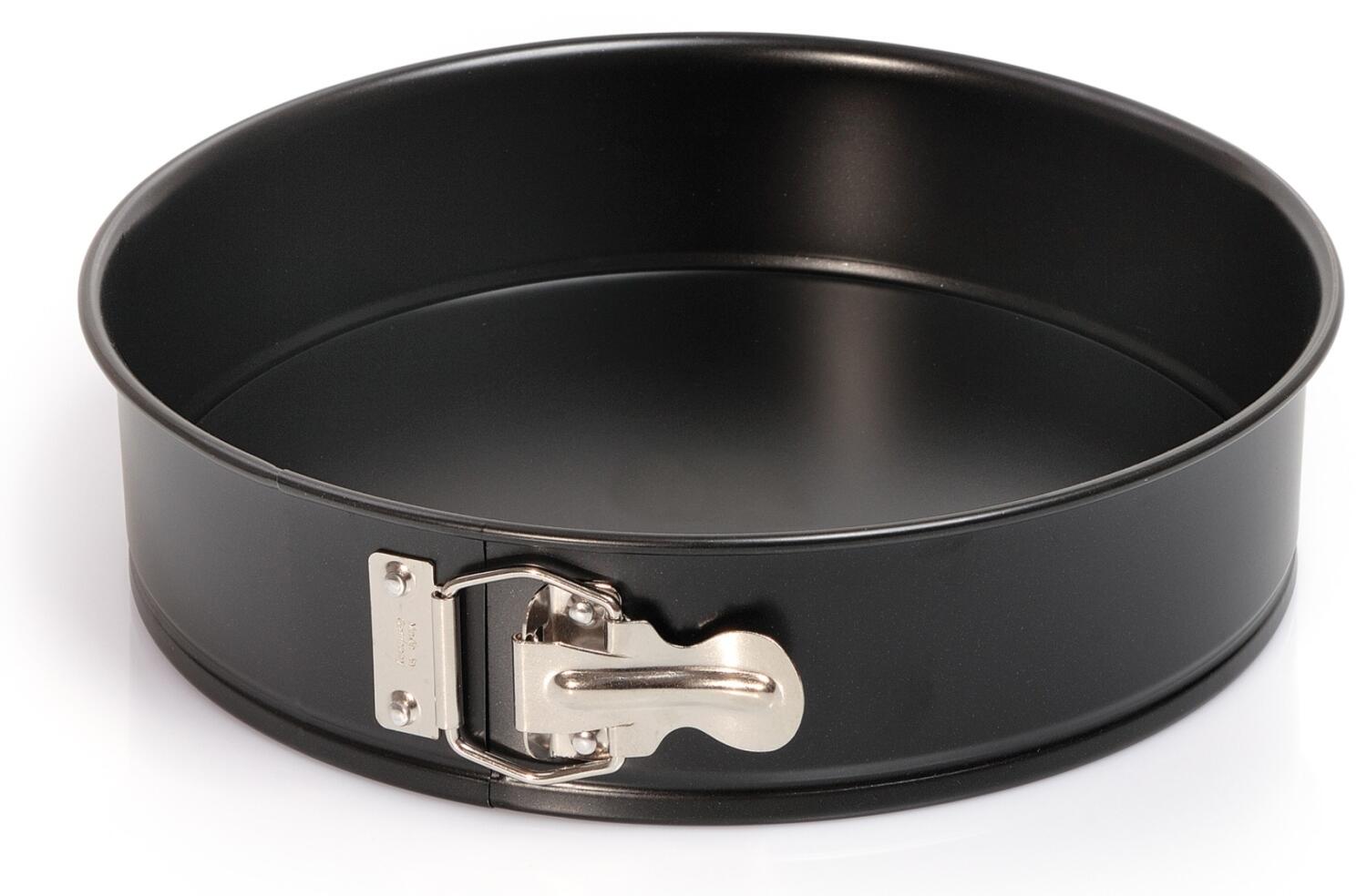 Kaiser Springform Classic runde Backform mit Spannverschluss schwarz