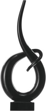 Leonardo Skulptur SCULPTURE 34,5 cm schwarz Fusion