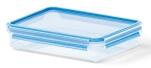 Emsa Clip & Close Aufschnittboxsystem rechteckig Frischhaltedose blau-transparent