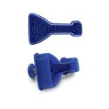 Städter Kunststoff-Ausstecher-Form Balalaika 7,5 cm Blau