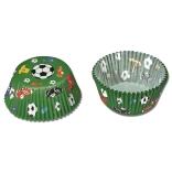 Städter Papierform Fußball ø 3/4 cm / H 2 cm Grün Mini 50 Stück