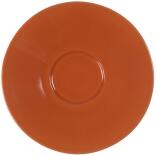 Eschenbach Porzellan Untertasse 18 cm in orange-braun