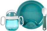 Mepal Set babygeschirr mio 3-teilig - deep turquoise