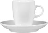 Seltmann Weiden VIP. Espressotasse hoch 7,6 cm 0,09 l mit Untertasse, weiß