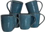 Leonardo Keramiktasse MATERA 430 ml blau, 6er-Set