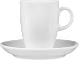 Seltmann Weiden VIP. Cappuccinotasse 0,23 l m.Untertasse, weiß