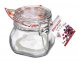 Westmark Fido Drahtbügelglas mit Gummiring, 500 ml