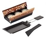 Kuhn Rikon Raclette-Set Mini Schweizer Kreuz kupfer