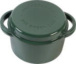 Big Green Egg Dutch Oven Green, rund