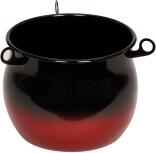 Riess Lagerfeuerkessel aus Emaille in rot