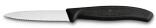 Victorinox Swiss Classic Gemüsemesser mit Wellenschliff, Mittelspitz, 8 cm, schwarz