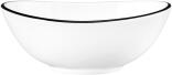 Seltmann Weiden Modern Life Bowl oval 12 cm, Black Line