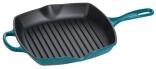 Le Creuset Grillpfanne Signature quadratisch in deep teal