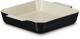 Le Creuset Auflaufform Klassik quadratisch in schwarz