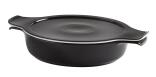 Eschenbach flacher Topf mit Deckel Cook & Serve inducTherm in schwarz, 22 cm/ 1,2 Liter (B-Ware- guter Zustand)