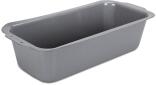 Städter we love baking Brotbackform 30 x 13 cm / H 8 cm Silber emailliert 2.400 ml