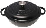 Le Creuset Stew Pot Signature in schwarz