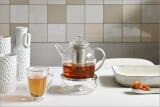 Bredemeijer Glas-Teekanne Minuet Santhee mit Edelstahlfilter