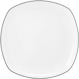 Seltmann Weiden Lido Black Line Speiseteller flach eckig 26 cm